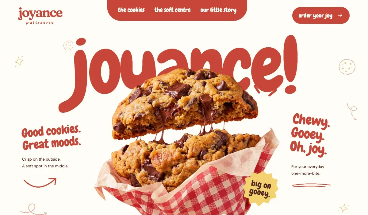 Joyance website screenshot